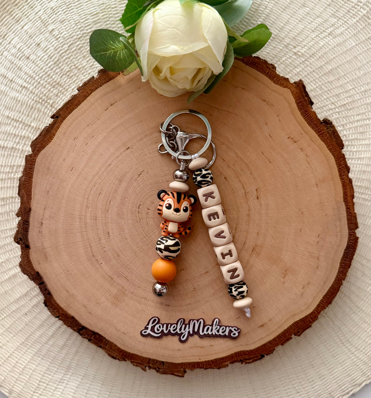 Porte-clés personnalisé –  Tigre