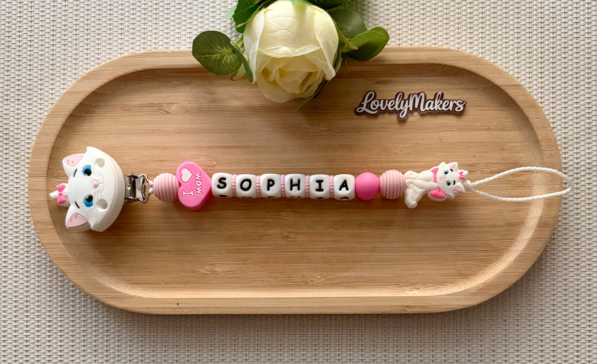 Attache lolette Disney personnalisée – Marie