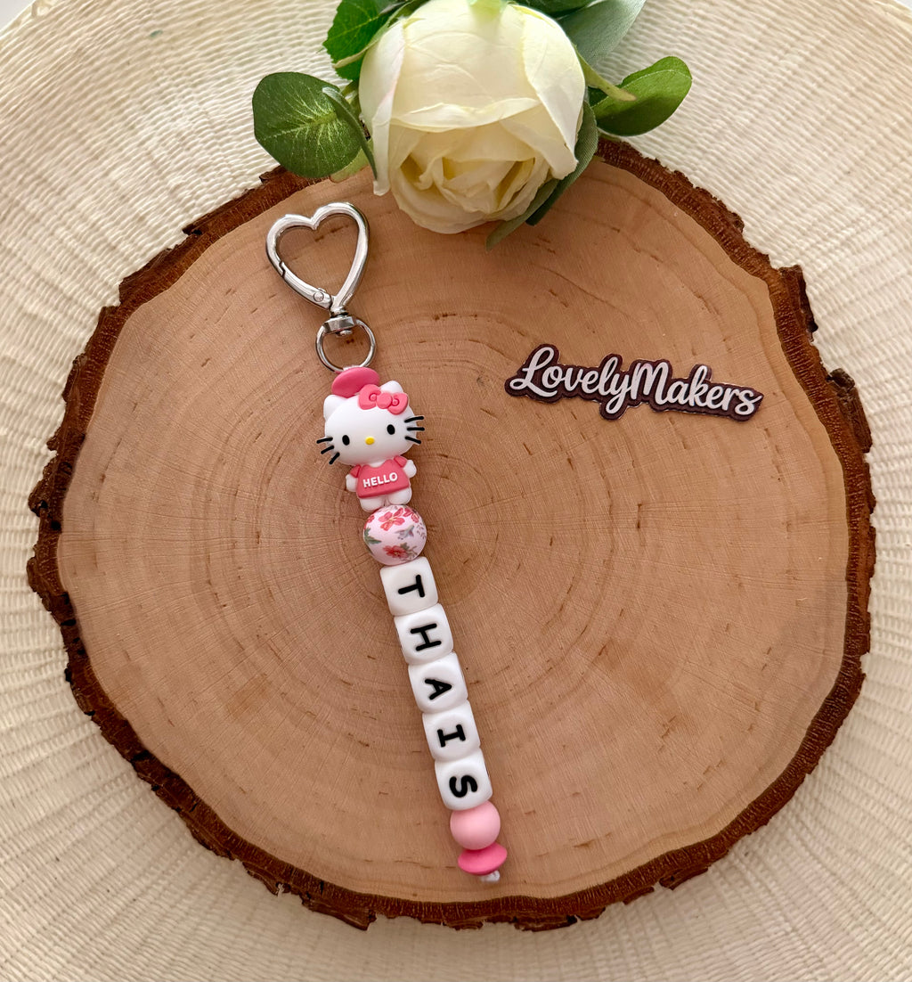 Porte-clés personnalisé – Hello Kitty
