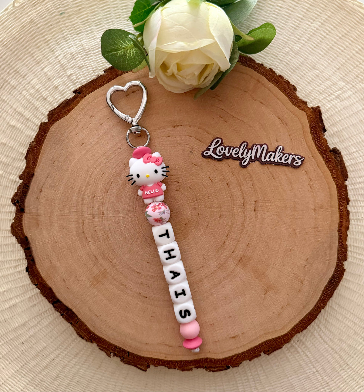Porte-clés personnalisé – Hello Kitty