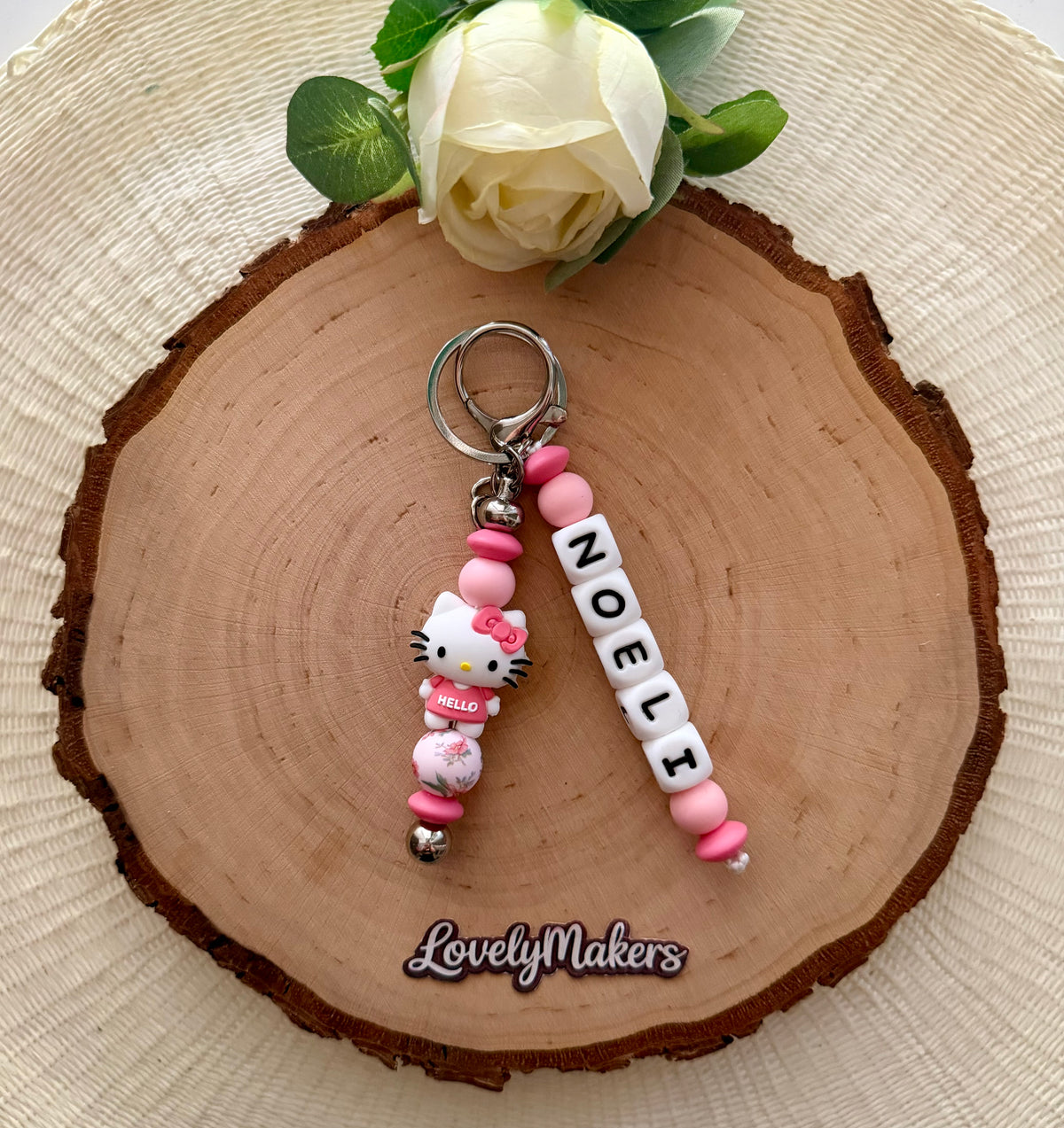 Porte-clés personnalisé – Hello Kitty