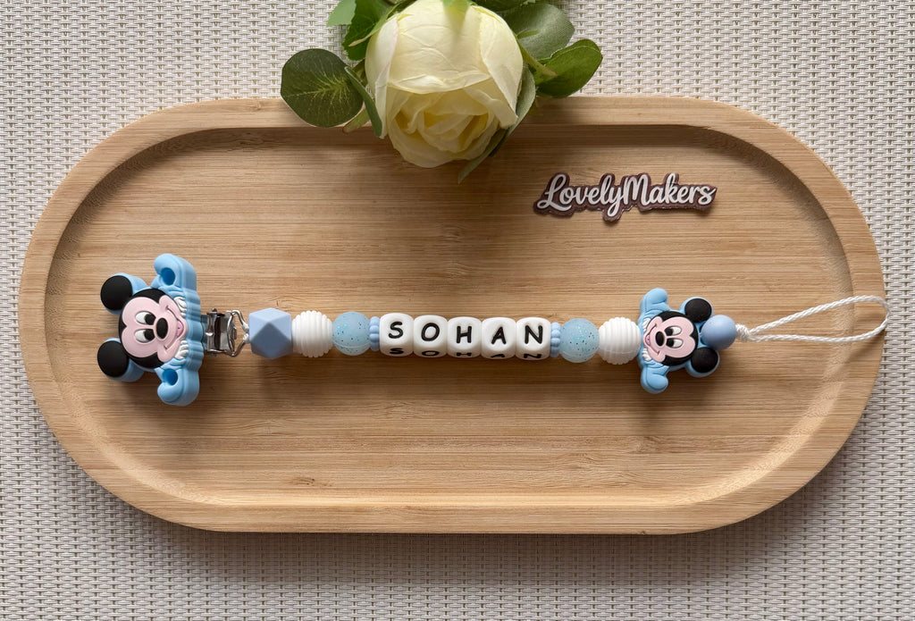 Attache lolette Disney personnalisée – Mickey