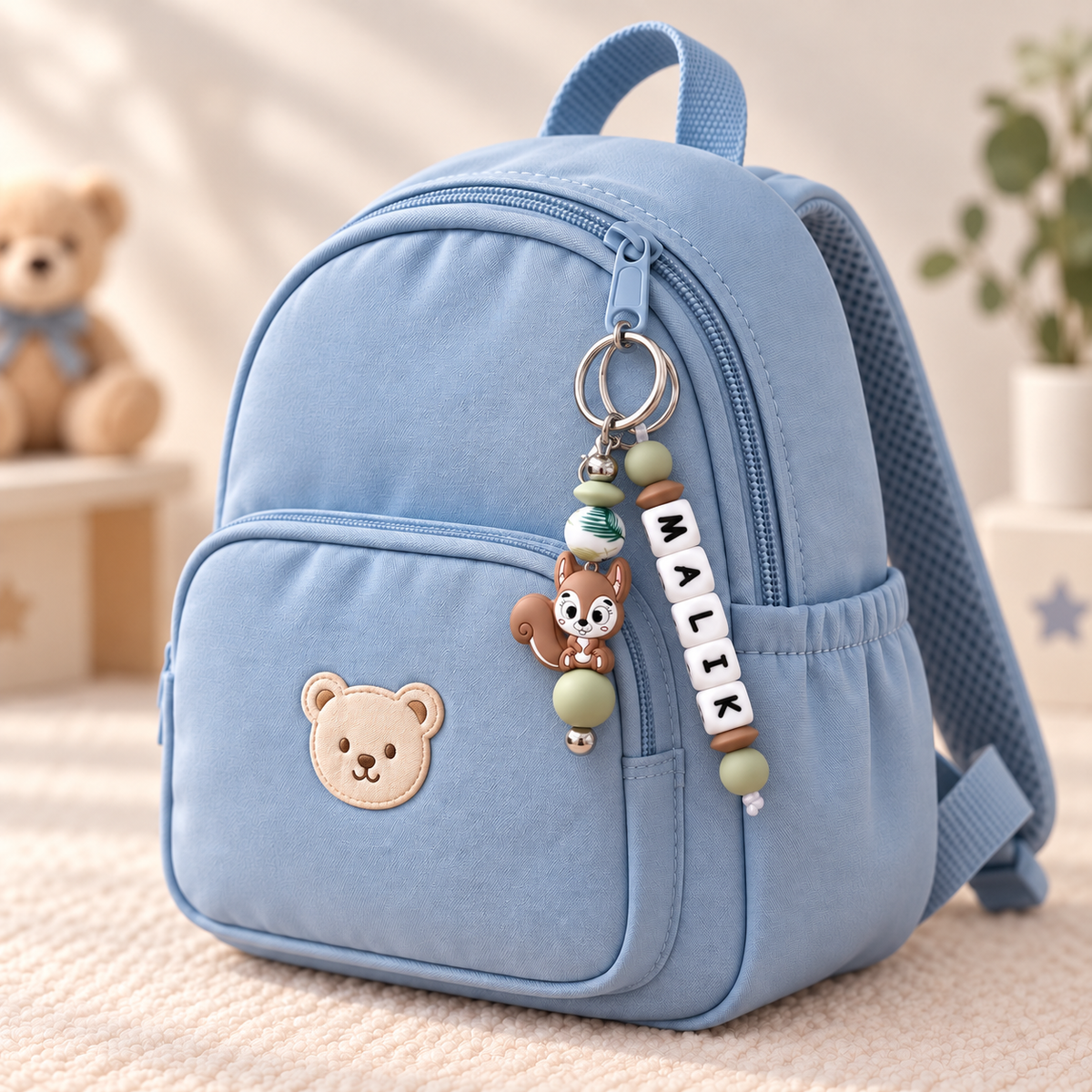Porte-clés personnalisé –  Écureuil