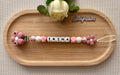 Attache lolette personnalisée – Fleur