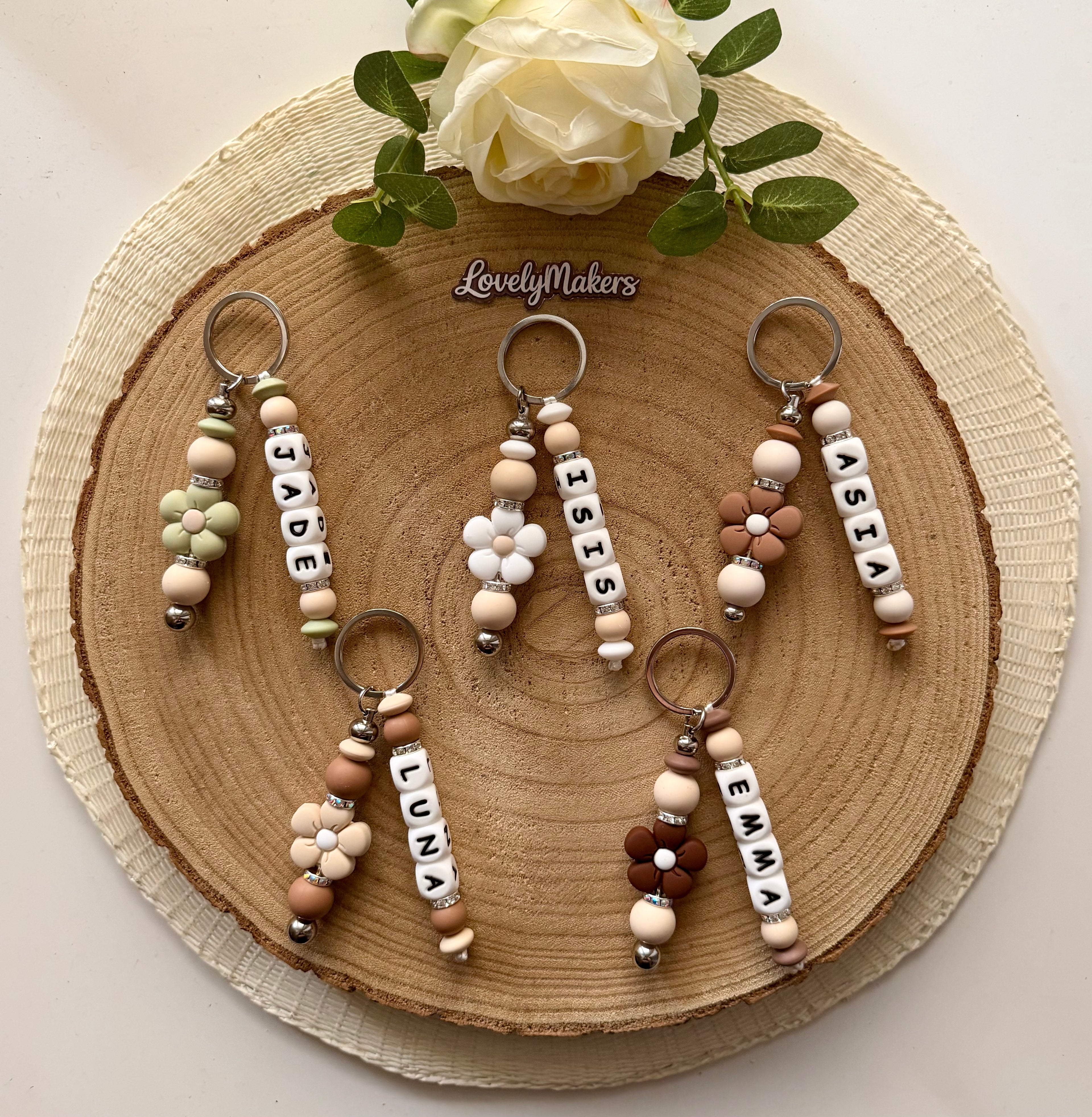 Porte-clés premium – Fleur