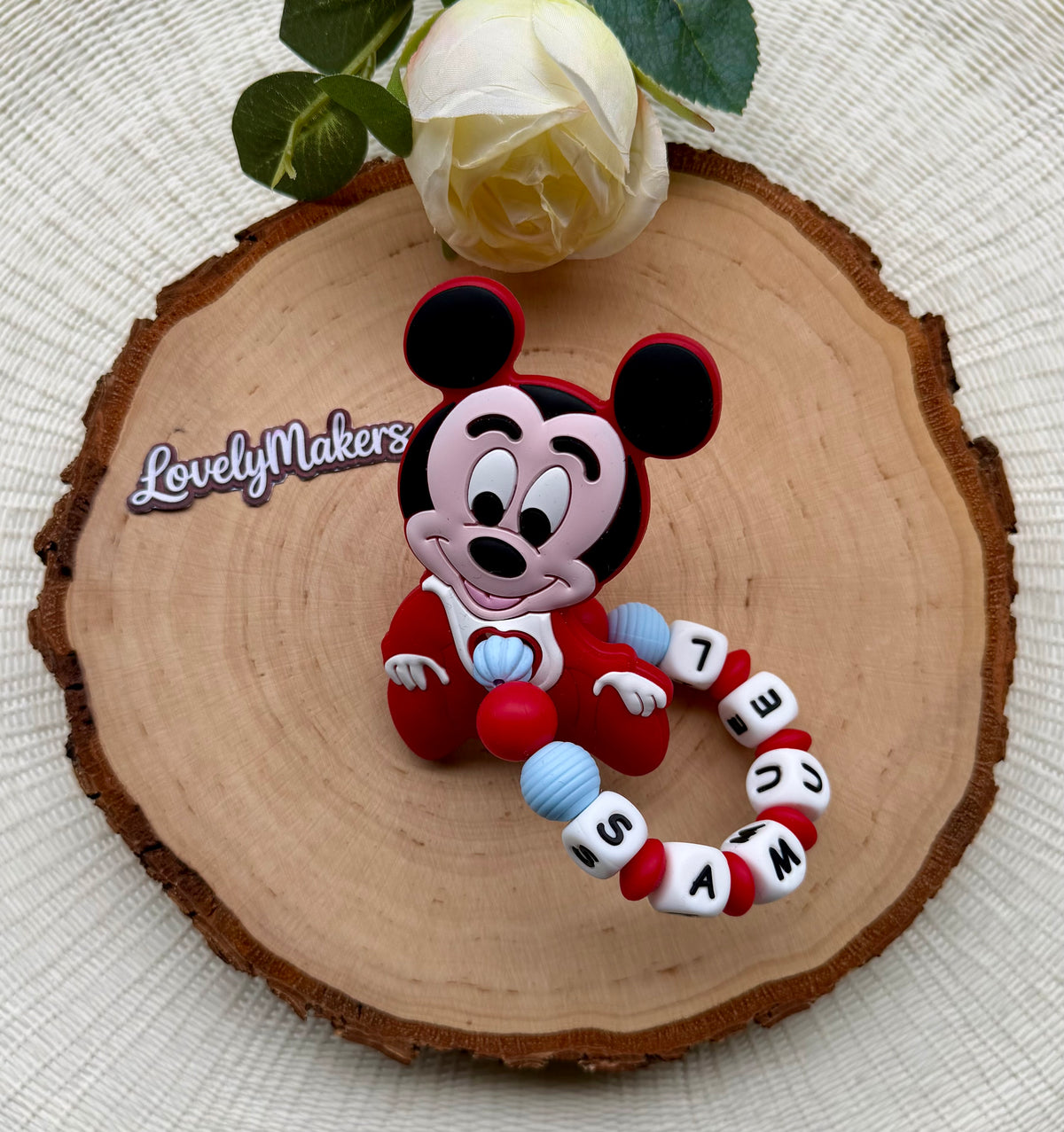 Anneau de dentition Disney personnalisé – Mickey