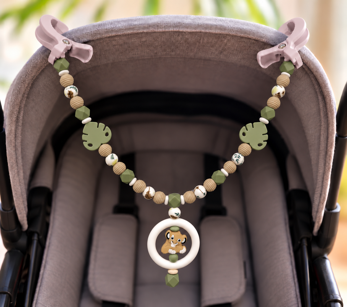 Chaîne de poussette Disney personnalisée – Simba