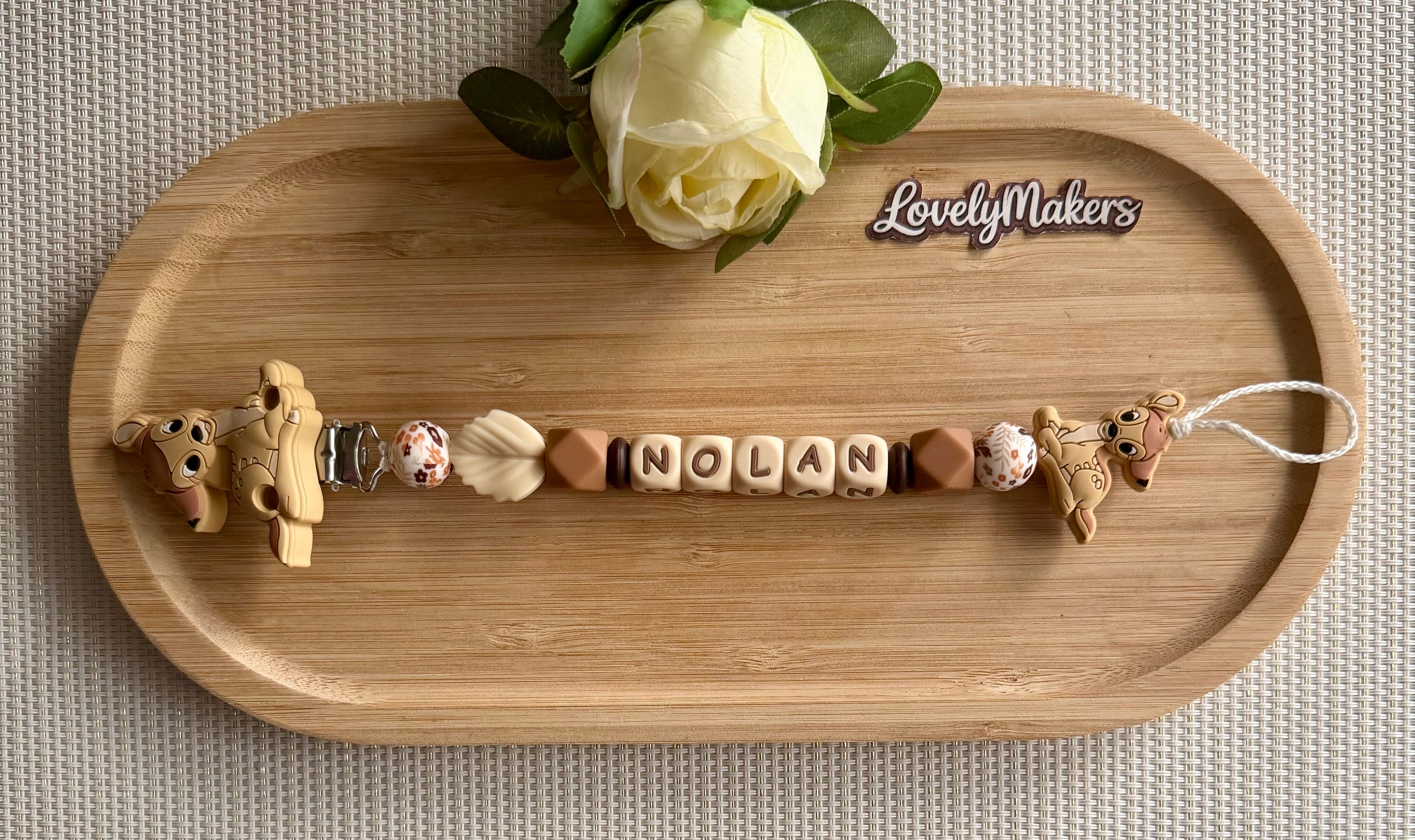Attache lolette personnalisée – Bambi