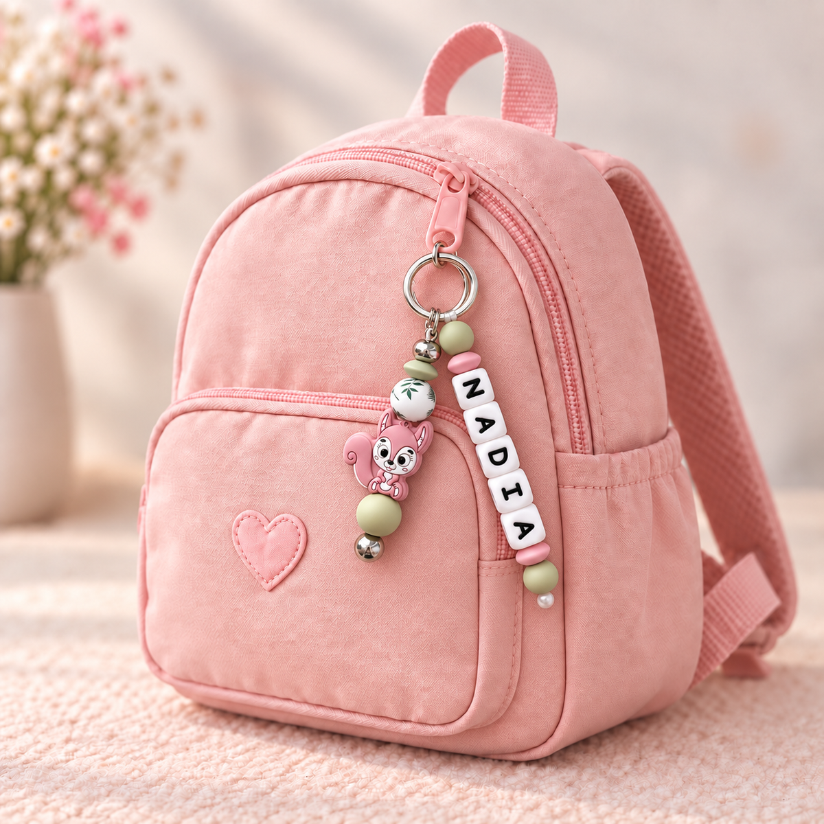 Porte-clés personnalisé –  Écureuil