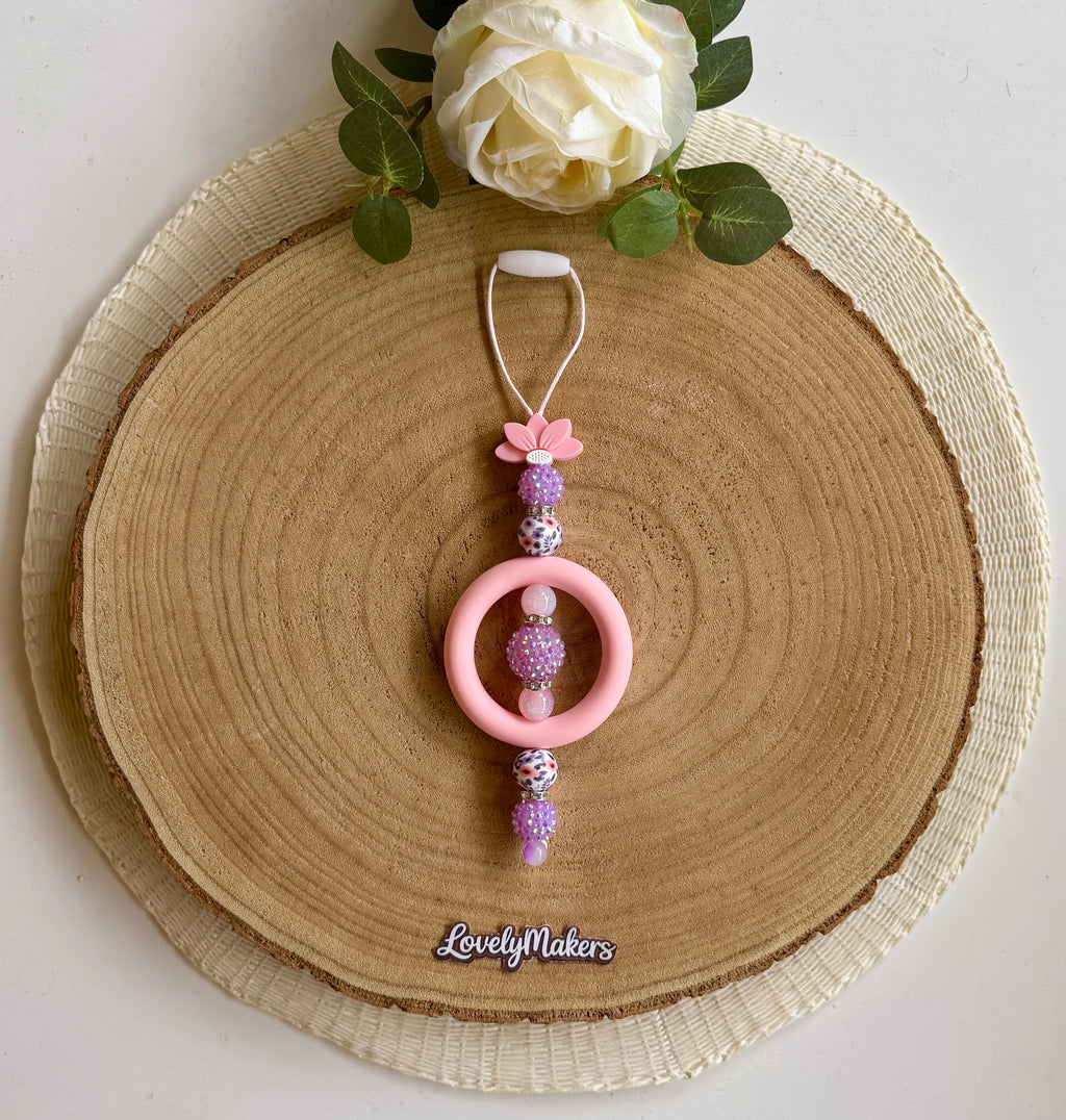 Bijou de rétroviseur – Perles brillantes