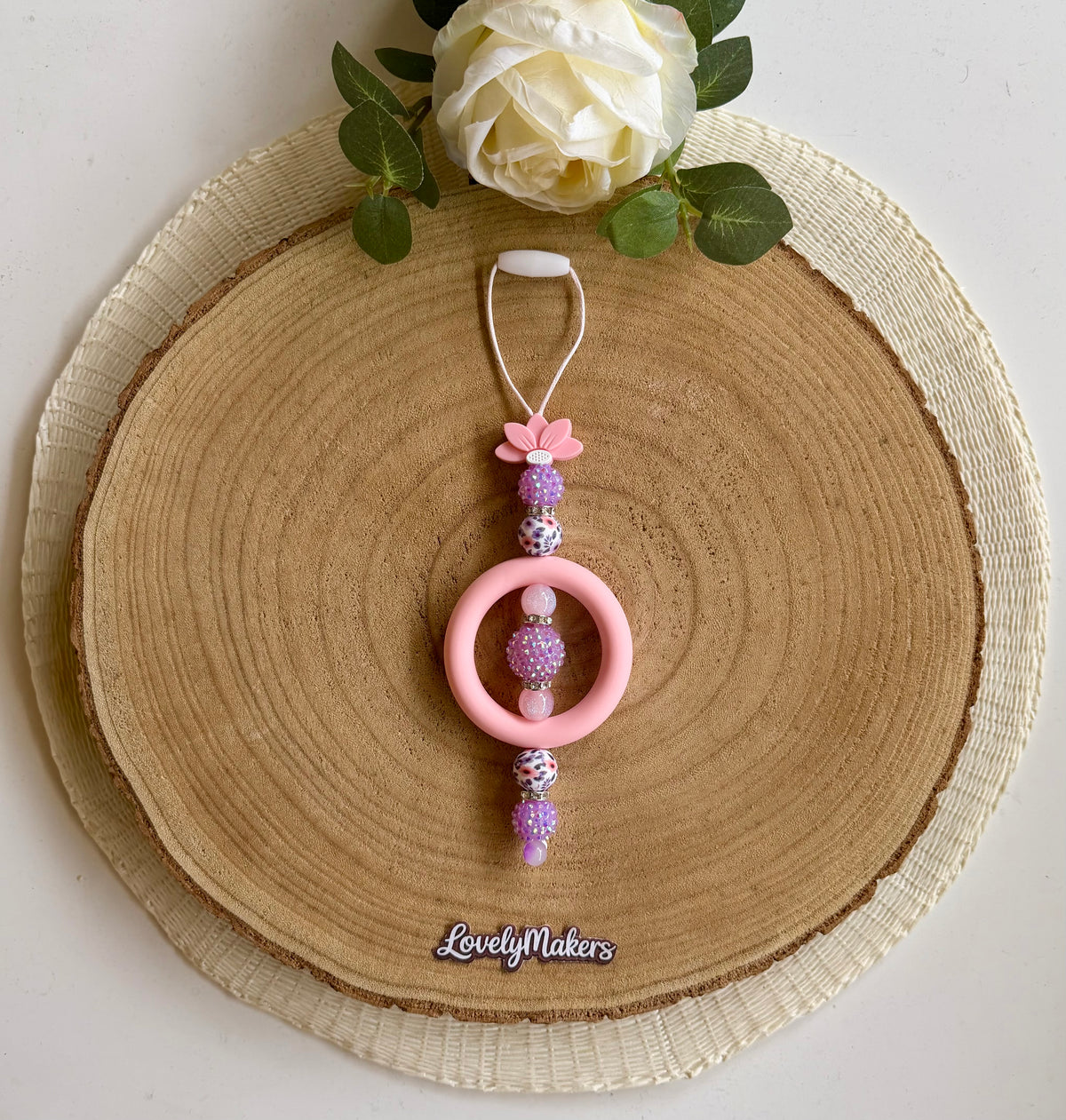 Bijou de rétroviseur – Perles brillantes