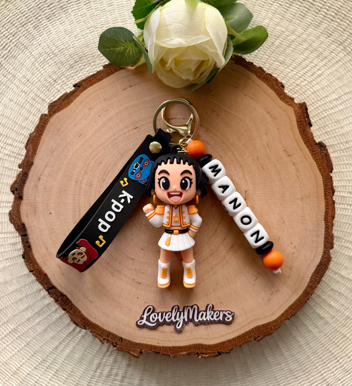 Porte-clés 3D personnalisé – Zoey