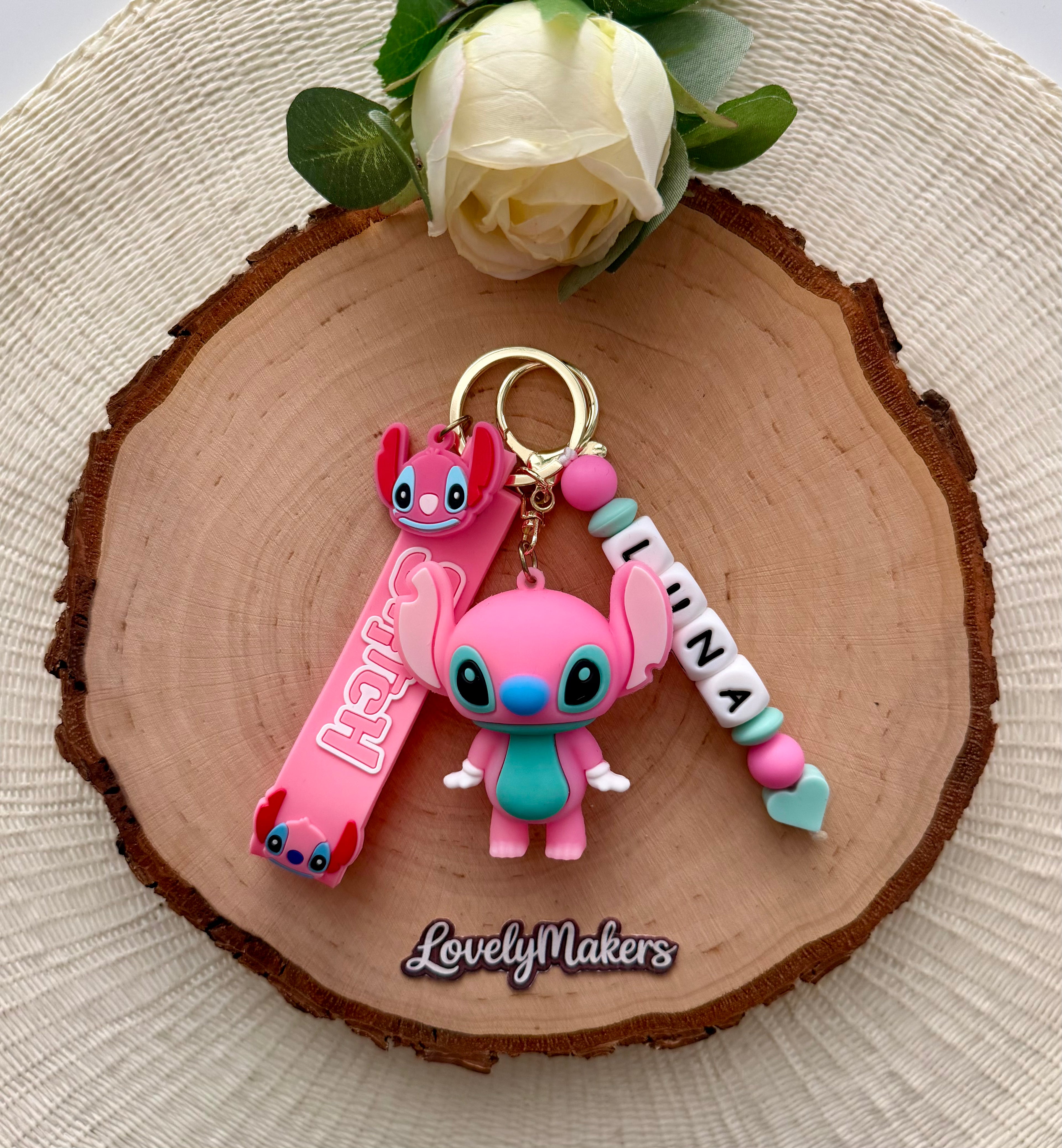 Porte-clés 3D personnalisé – Stitch