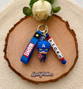 Porte-clés 3D personnalisé – Captain America