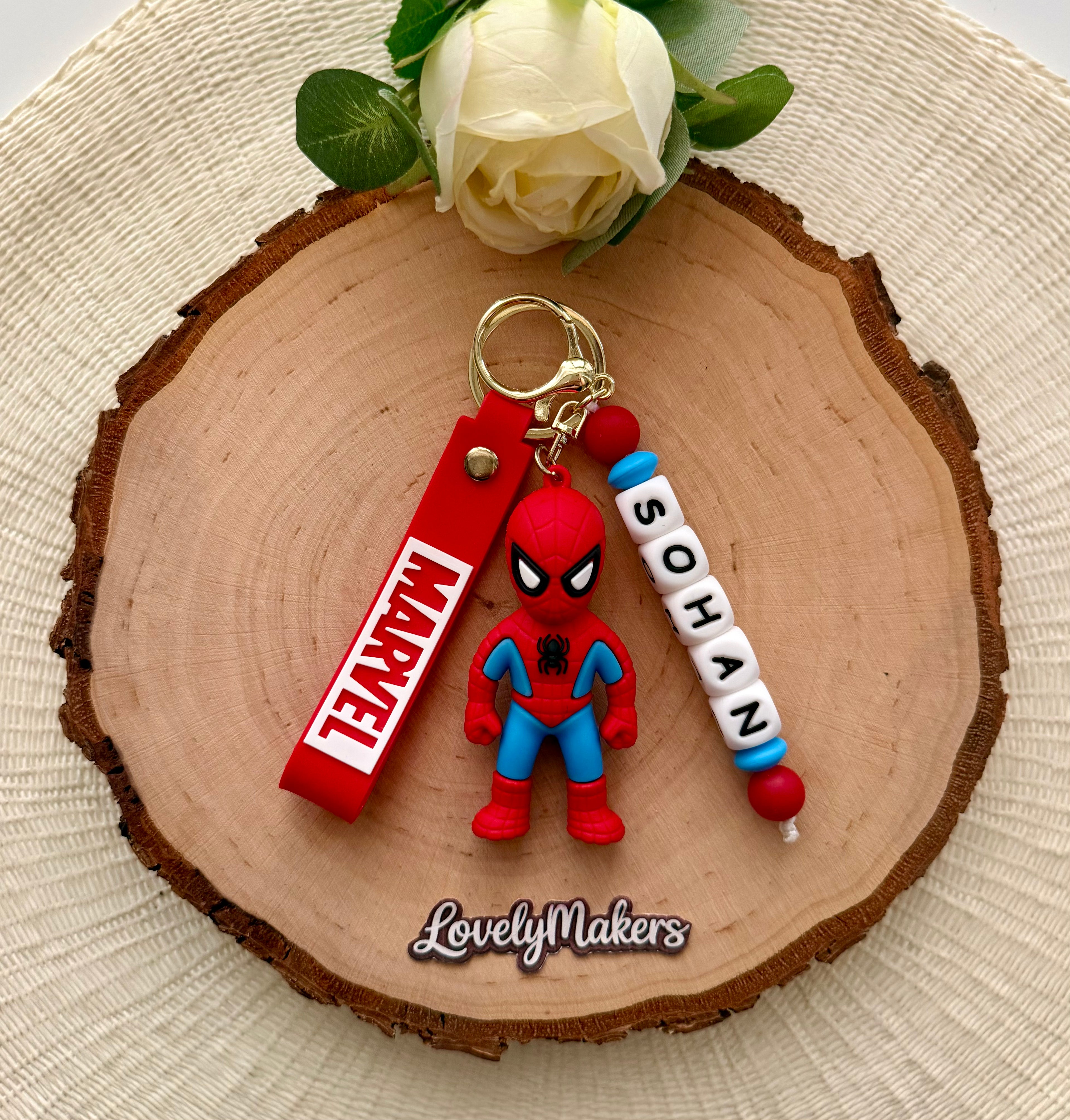 Porte-clés 3D personnalisé – Spider-Man