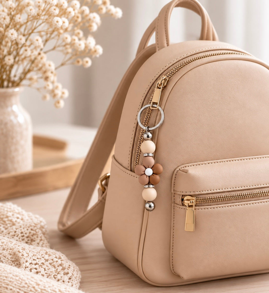 Porte-clés simple – Fleur