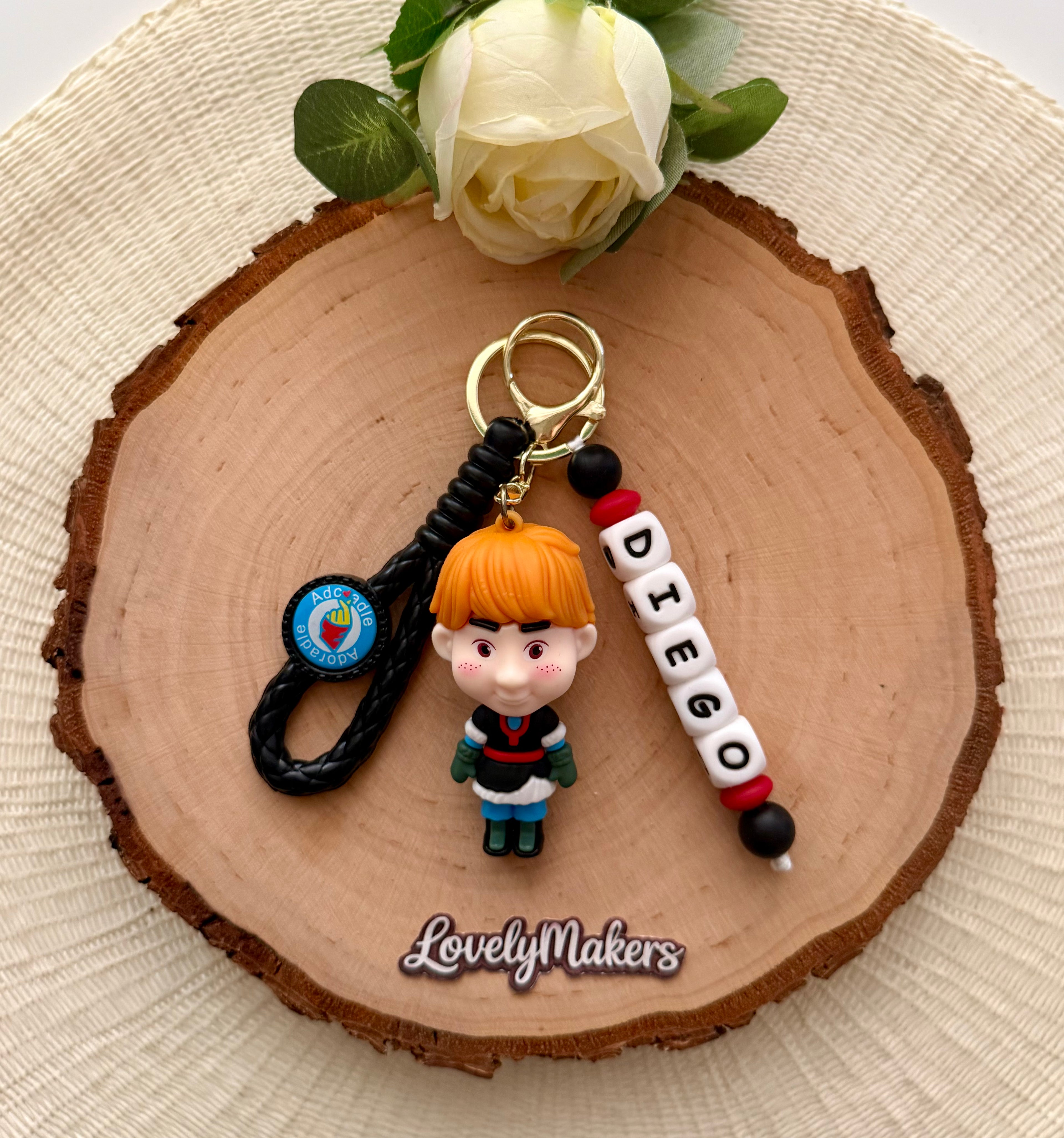 Porte-clés 3D personnalisé – Kristoff