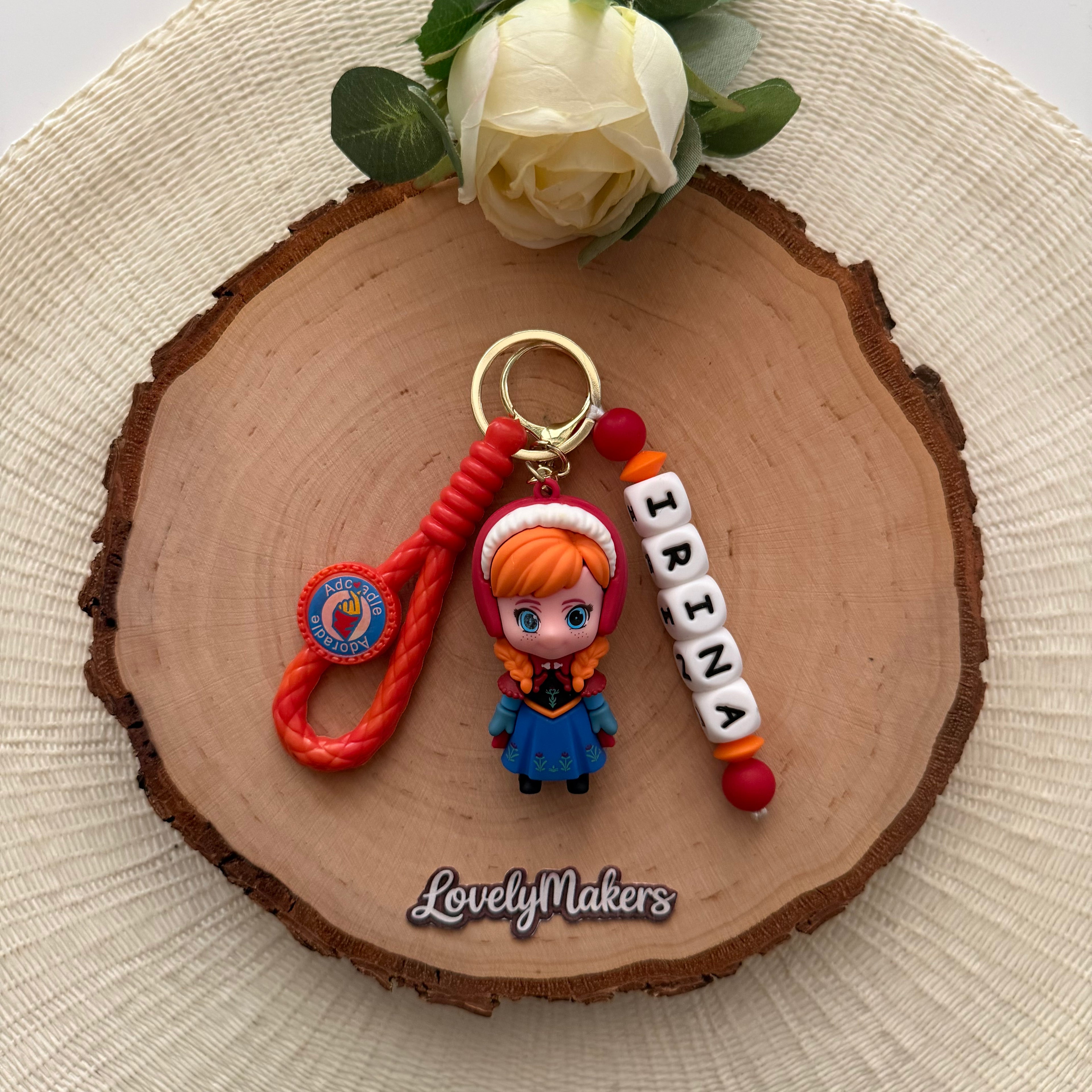 Porte-clés 3D personnalisé – Anna