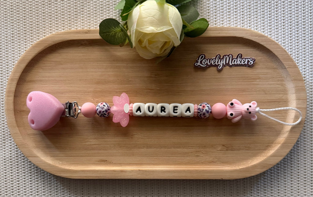 Attache lolette personnalisée – Ours