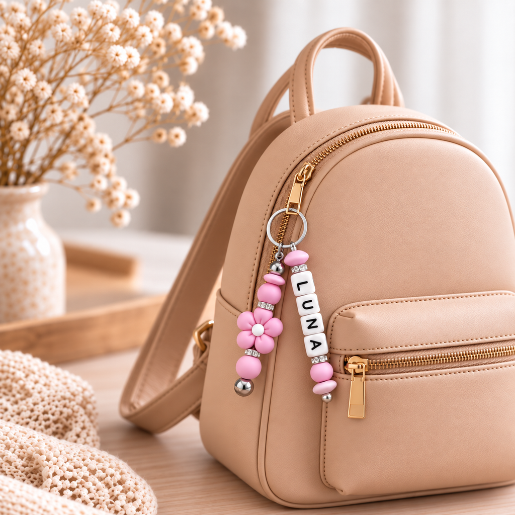 Porte-clés premium – Fleur