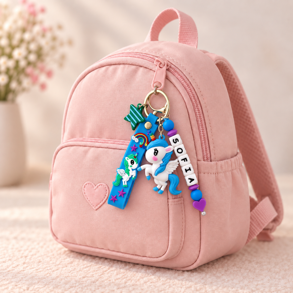 Porte-clés 3D personnalisé – Licorne