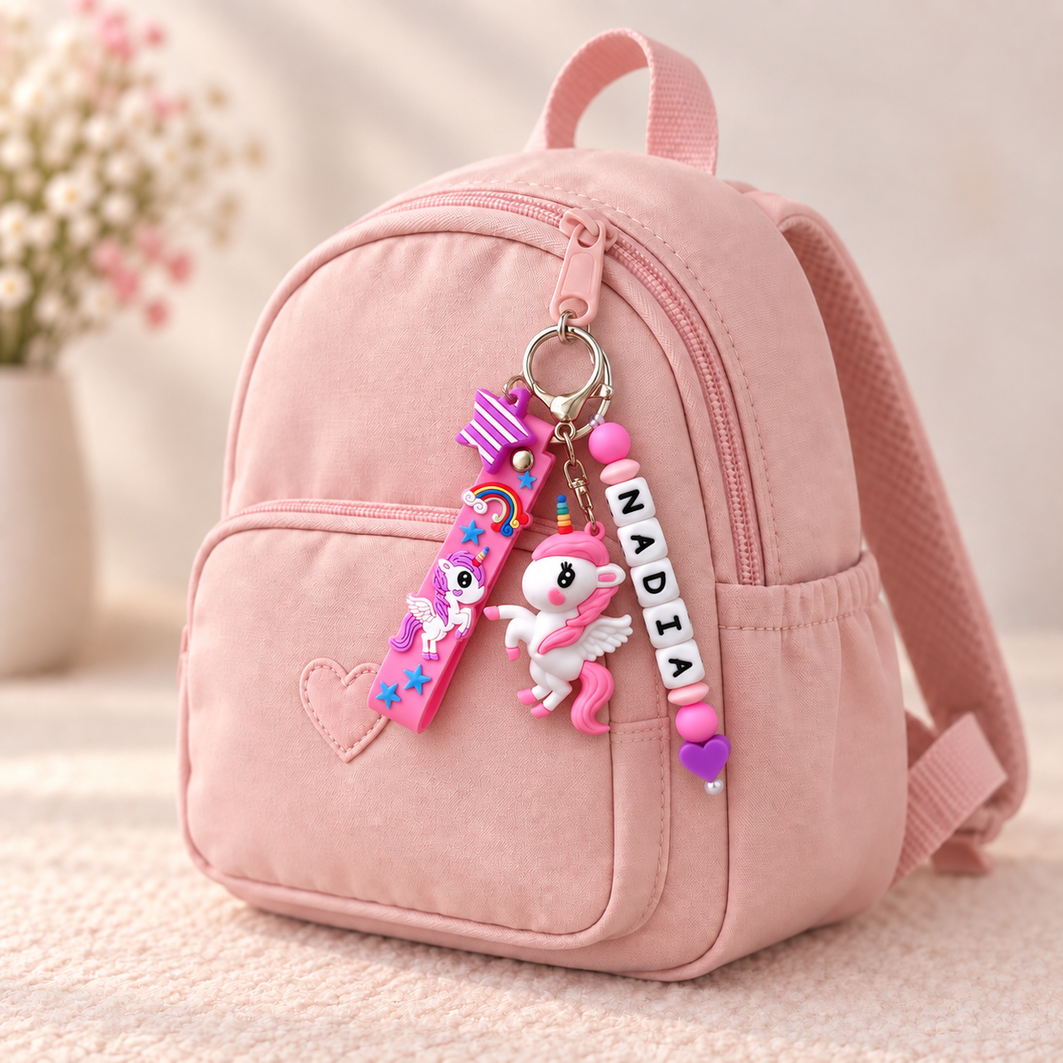 Porte-clés 3D personnalisé – Licorne