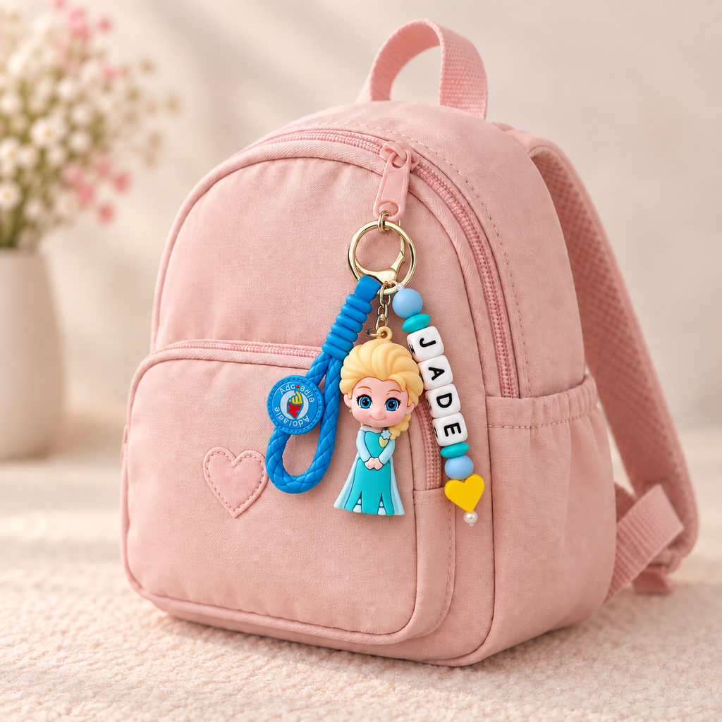 Porte-clés 3D personnalisé – Elsa