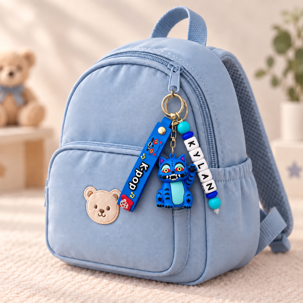 Porte-clés 3D personnalisé – Derpy Tiger