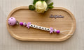 Attache lolette personnalisée – Fleur