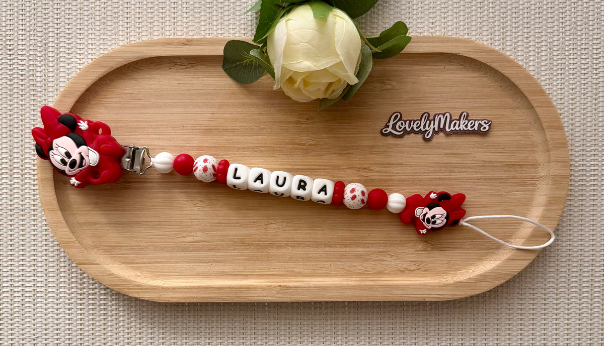 Attache lolette Disney personnalisée – Minnie