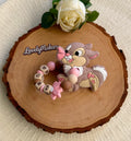 Anneau de dentition Disney personnalisé – Miss Bunny