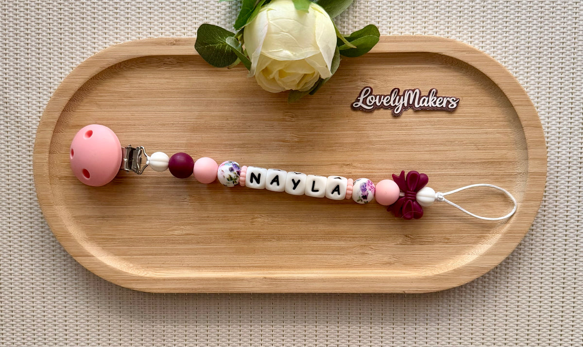 Attache lolette personnalisée – Noeud