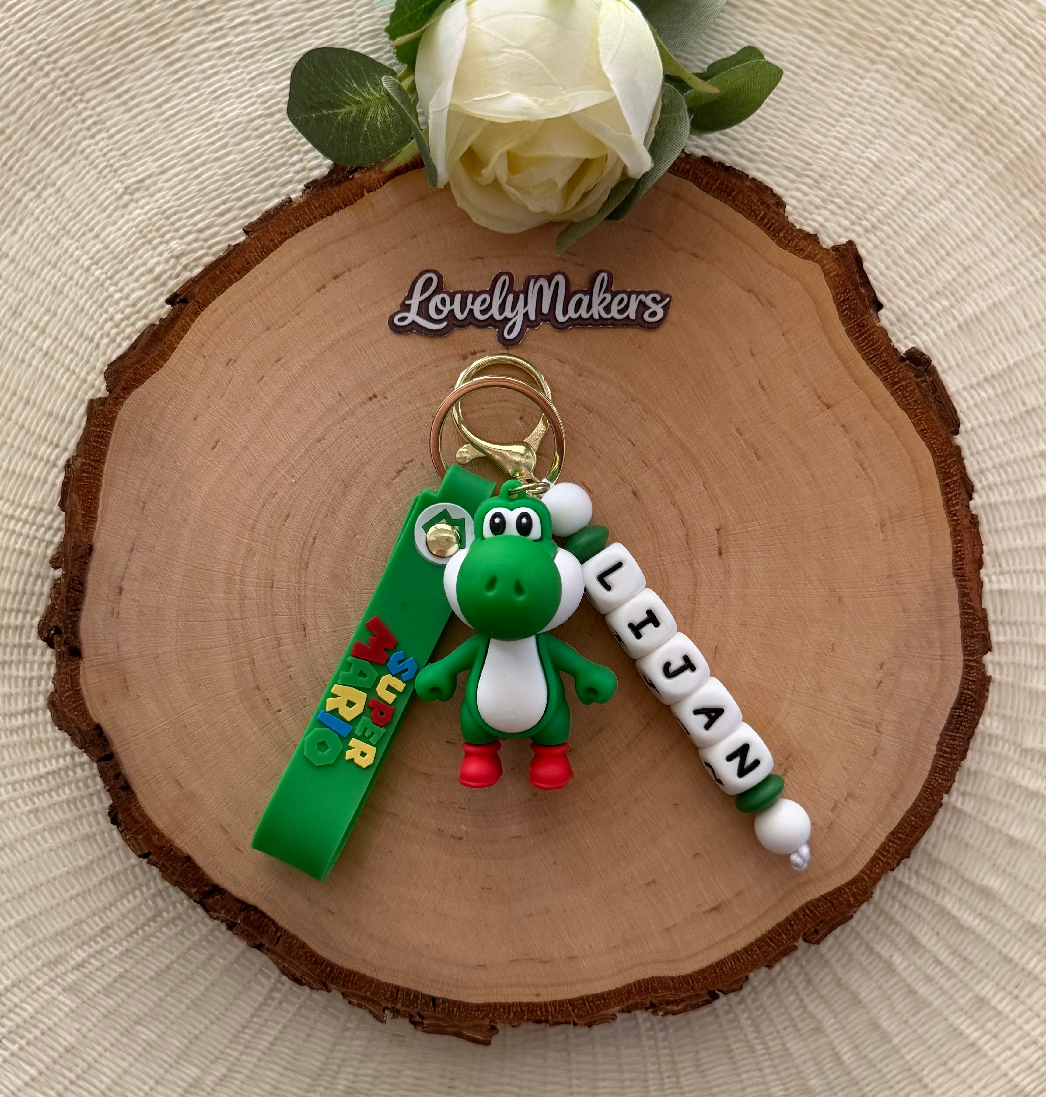 Porte-clés 3D personnalisé – Yoshi
