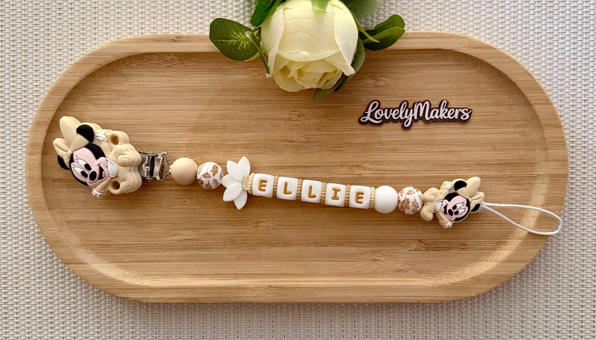 Attache lolette Disney personnalisée – Minnie