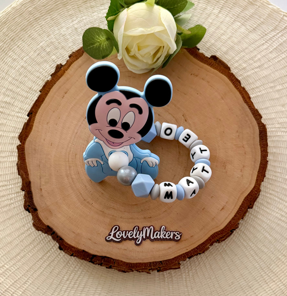 Anneau de dentition Disney personnalisé – Mickey