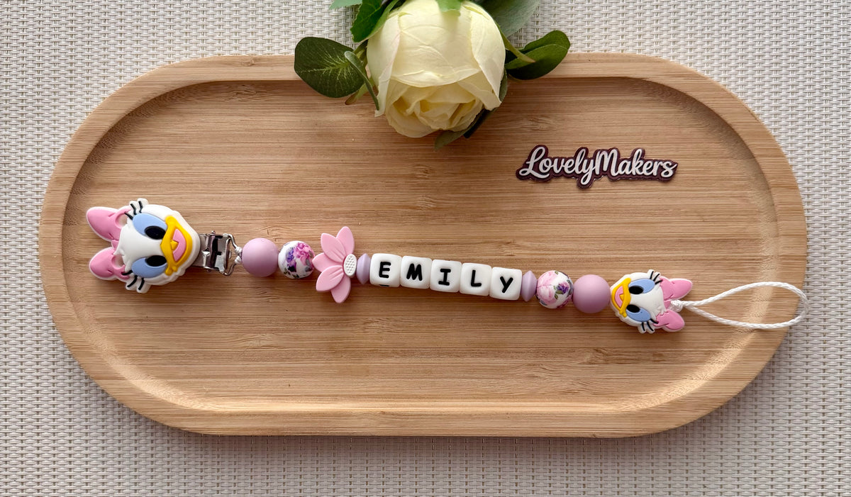 Attache lolette Disney personnalisée – Daisy